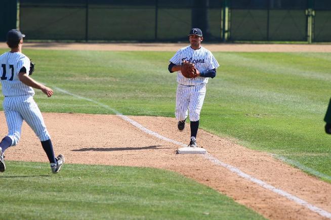 1B Jose Romero hit his first home run of the season in the Falcons 3-2 loss to East LA