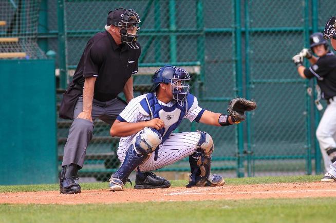Gary James had two of the Falcons four hits in their loss to LB City