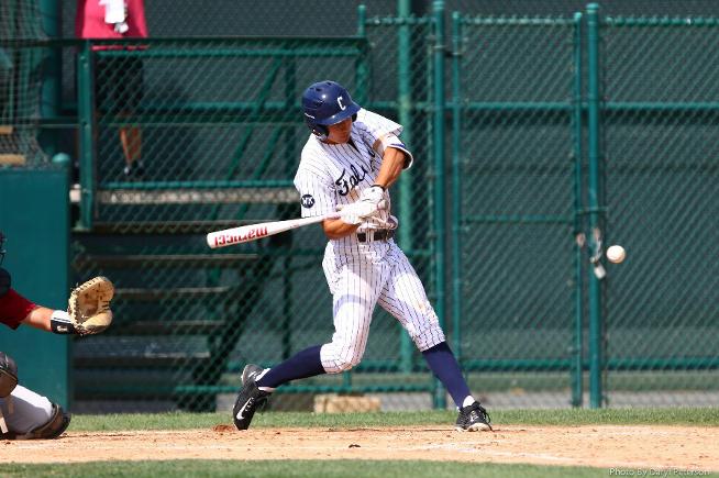 Daniel Lopez scored a pair of runs and was involved in two double plays on defense