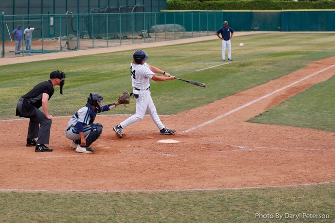 Matt Den Hartog went 2-for-5 with three RBI for the Falcons