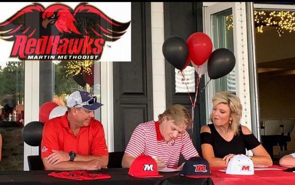 Camden Angell signs with Martin Methodist College