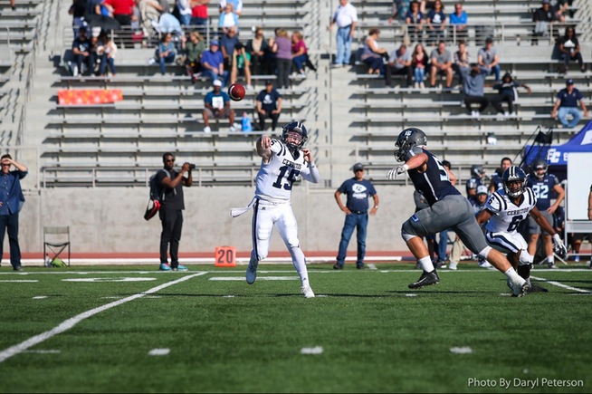TJ McMahon, who is signing with Rice University, set the school's single-season completion percentage record