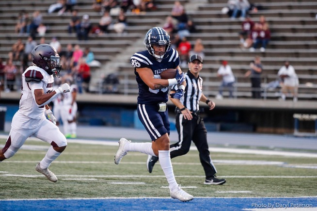 Michael Bruner caught a pair of touchdown passes in the Falcons win