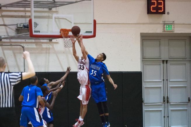 File Photo: Terence Traylor led the Falcons with 12 rebounds in their playoff loss to Antelope Valley