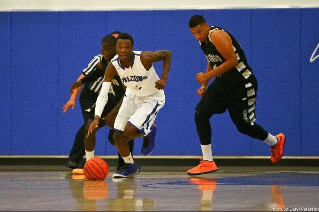 File Photo: Austin Pope posted 22 points and six rebounds in the two Falcon losses at the Canyons Tournament