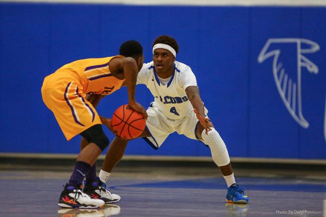 File Photo: Luis Medearis scored a game-high 25 points for the Falcons