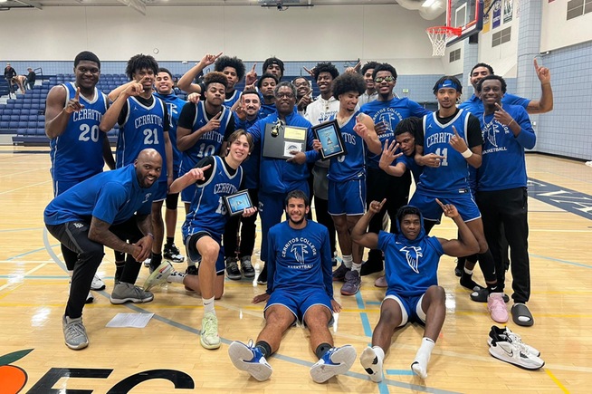 Cerritos won the championship of the Irvine Valley Tournament