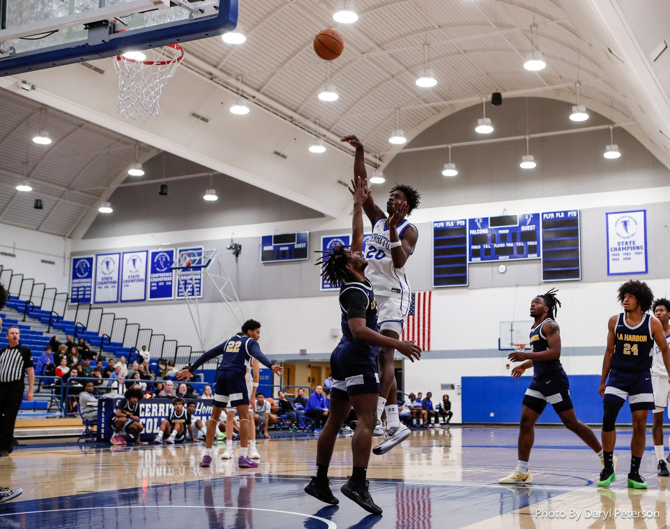 File Photo: Spencer Ezewiro and the Falcons posted a 30-point win over LA Harbor