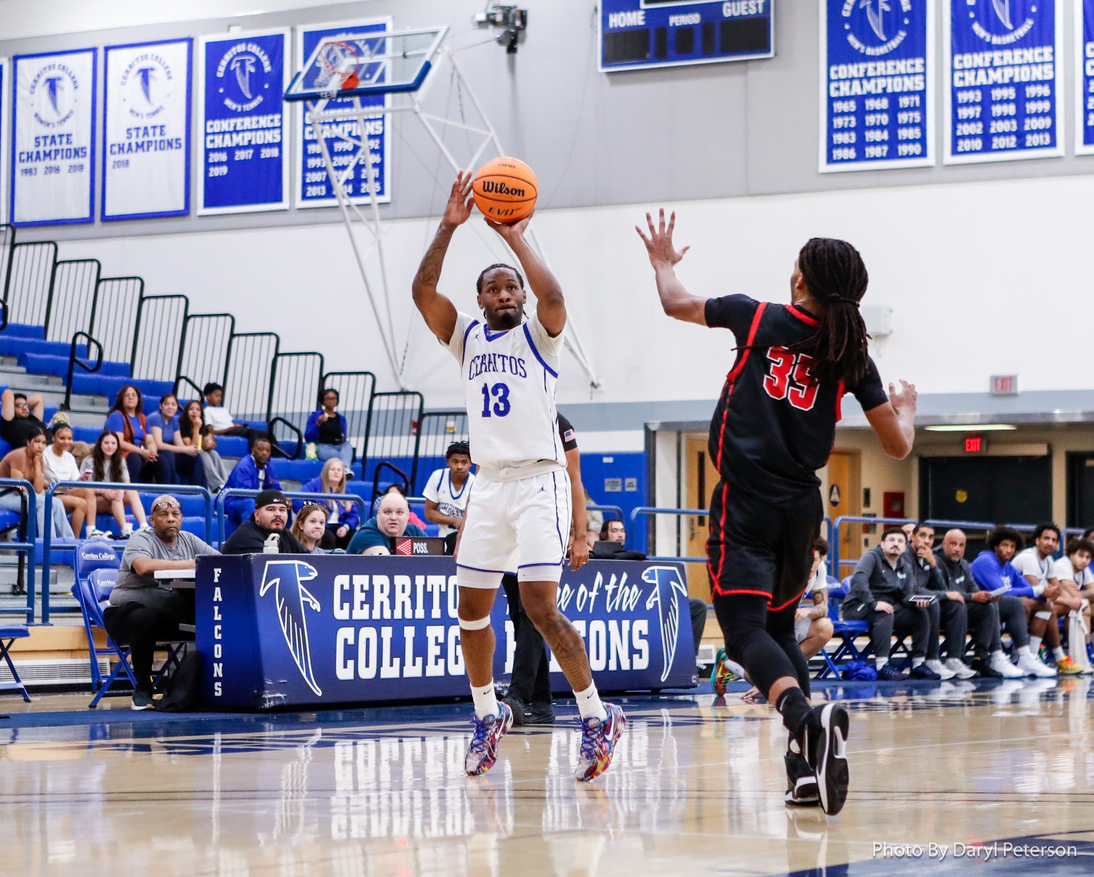 Balanced Attack Lifts Falcons Past Long Beach City, 90&ndash;81