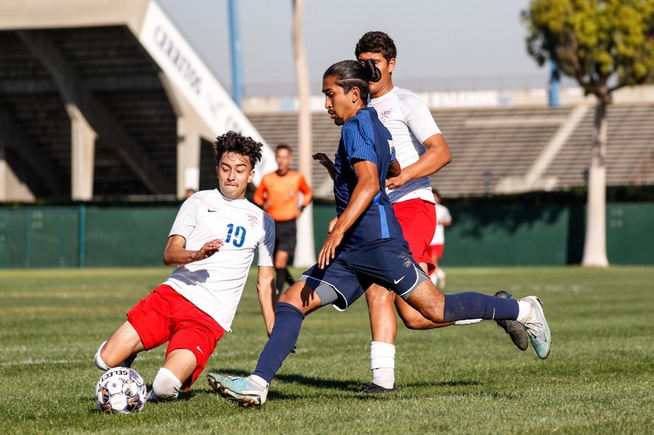 Mark Cristino opened the scoring for the Falcons against LA City