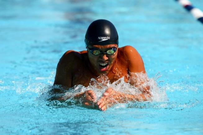 File Photo: The Falcon men's swimming team split their SCC three-way meet on Friday.
