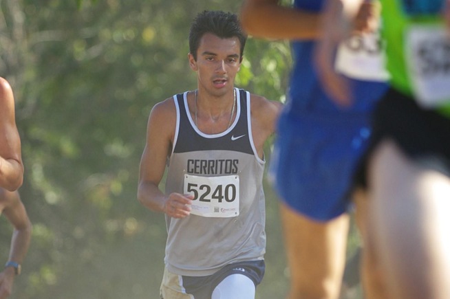 Joshua Williams was the first Falcon runner to finish