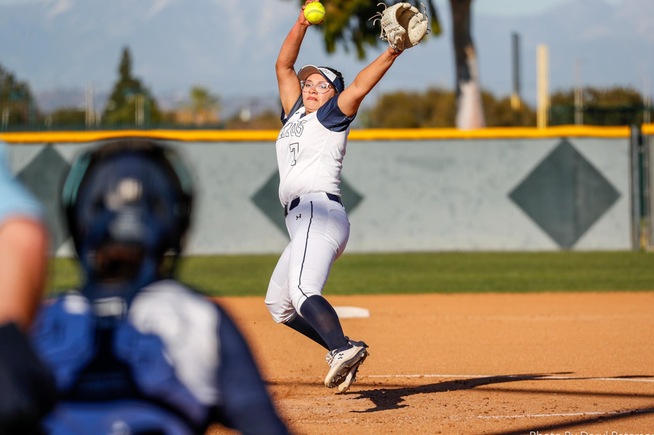 File Photo: Samantha Islas tossed a one-hitter against Mt. San Antonio