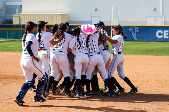 Eight members of the softball team earned academic recognition
