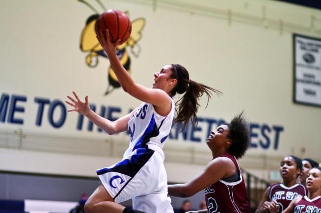 Angela Pena was named All-Tournament after her 20-point performance against Mt. SAC in the finals.