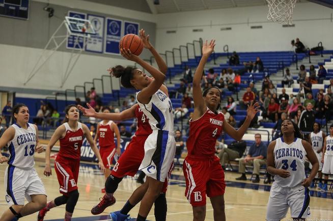 Aissha Baldwin scored all 12 of her points in the second half against LBCC