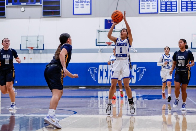 Salma Garcia led the Falcons with 15 points in their opener
