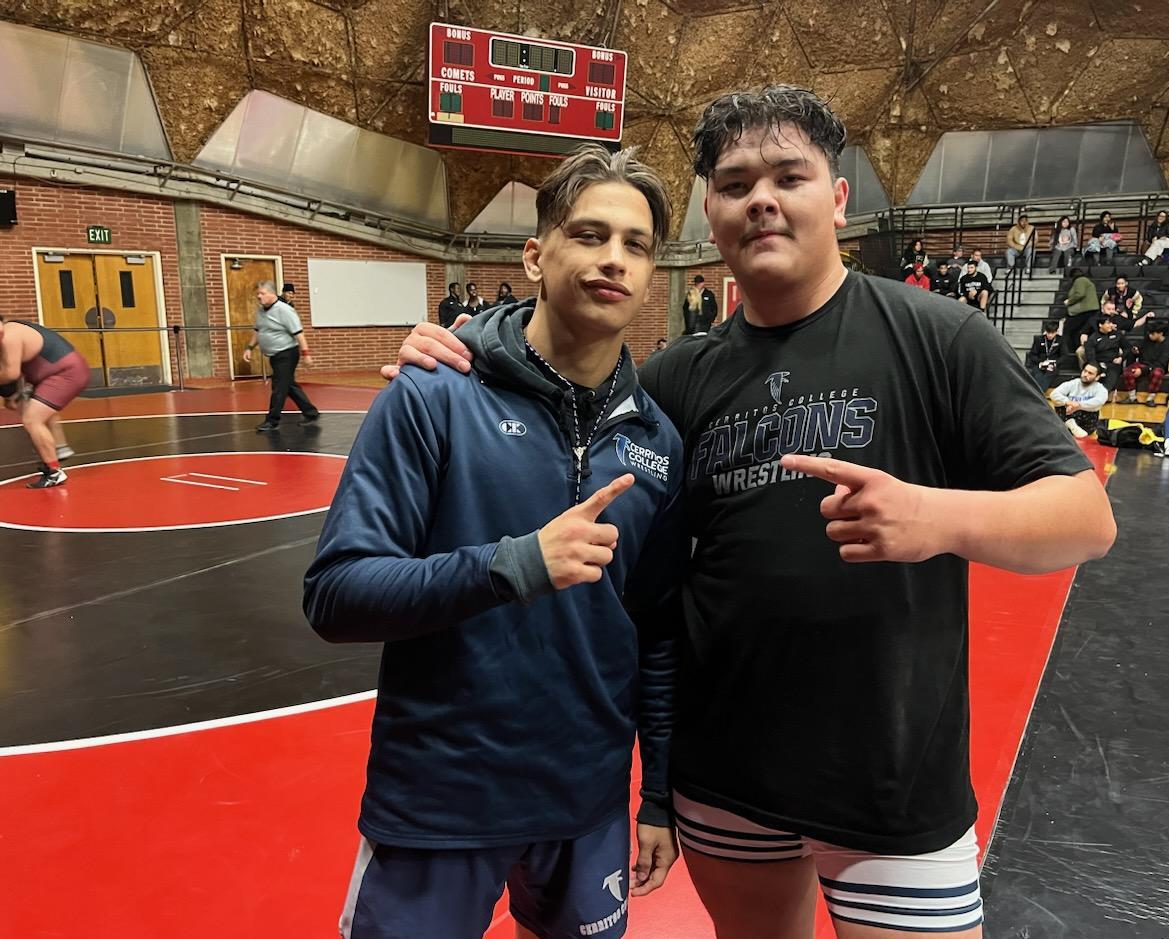 (L-R_ Mario De La Torre and Kobe Pablo won individual championships at the SoCal Regional Championships