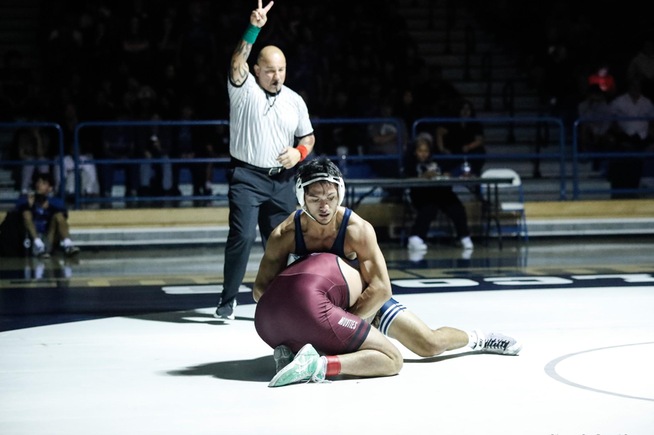 File Photo: Abraham Galicia and the Falcons advanced to the finals of the SoCal Team Duals