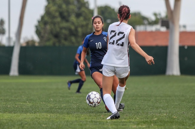 File Photo: Lauren Vazquez scored her second goal of the season against Pasadena City