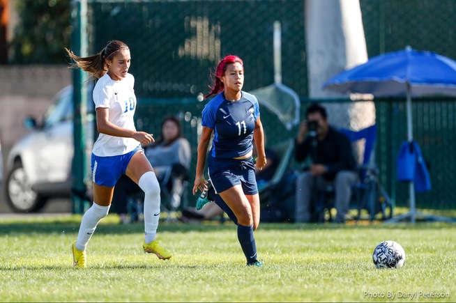 Reghan Roscoe scored the first goal for the Falcons