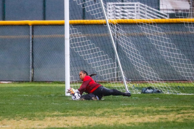 Victoria Ruiz was named the division's Co-Goalie of the Year