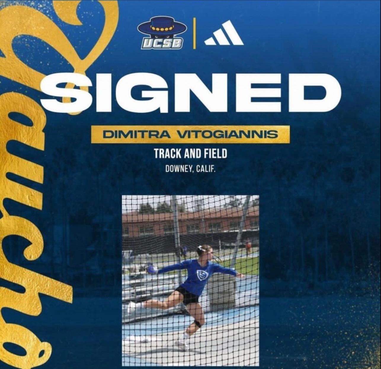 Dimitra Vitogiannis signs with UC Santa Barbara