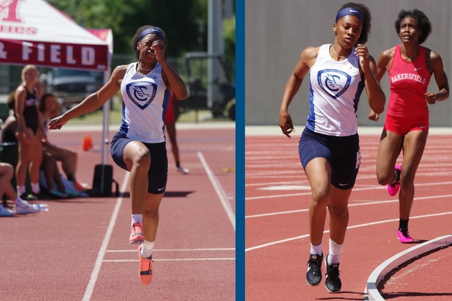 Zharia Taylor qualified for the 3C2A State Championships in the heptathlon
