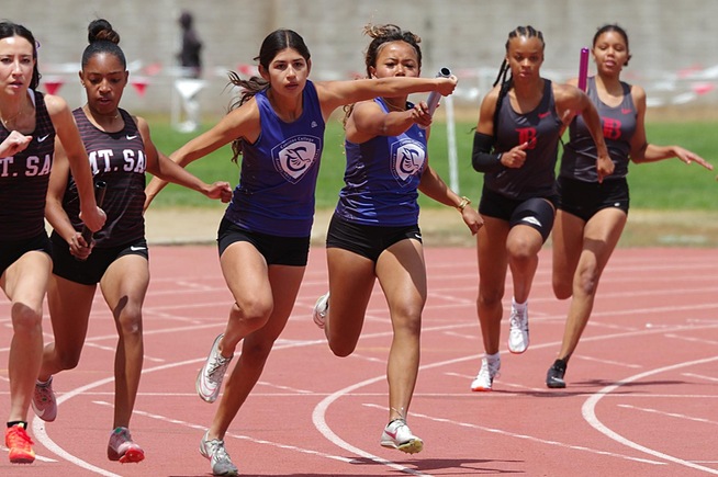 Cerritos wins both relay races at the SCC Championships