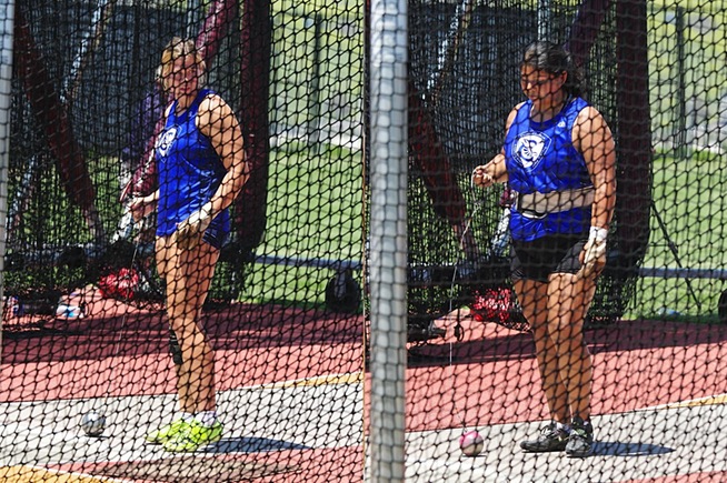 Cerritos took second and third place in the hammer