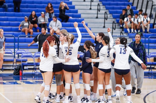 Falcons celebrate their win over Long Beach City